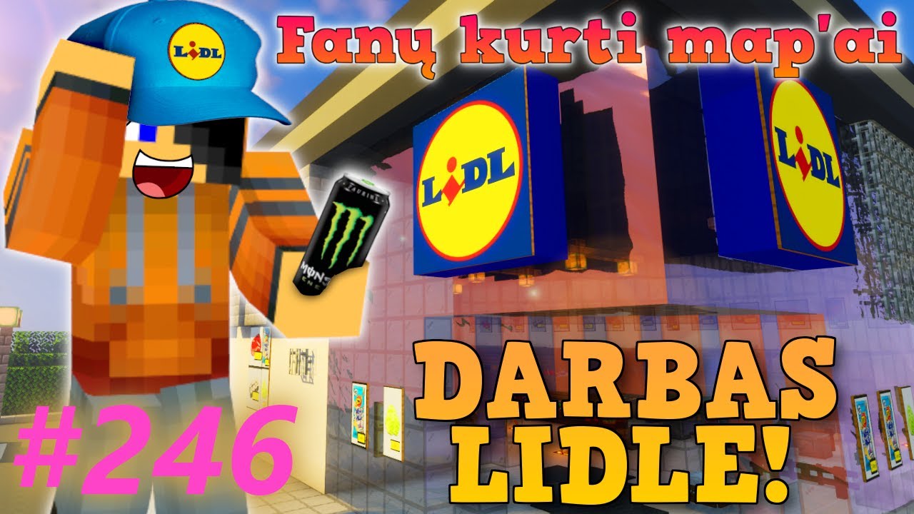Edvisss Žaidžia Fanų Kurtus Map'us! [EP246] Darbas LIDLE!