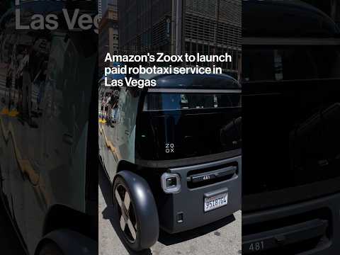 Amazon's Zoox to launch paid robotaxi service in Las Vegas