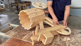 Handcrafted DIY Creations - Handmade Bicycle Shaped Wooden Planter for Porch and Outdoor Decoration