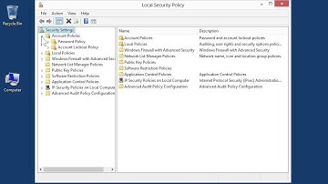Windows 8.0 Professional - View Effective Security Settings