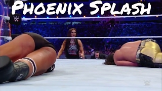 Seth Rollins Delivers A Phoenix Splash -Wrestlemania 33
