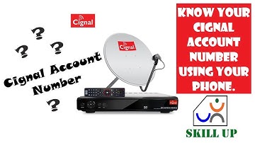How to know your Cignal account number using your phone?