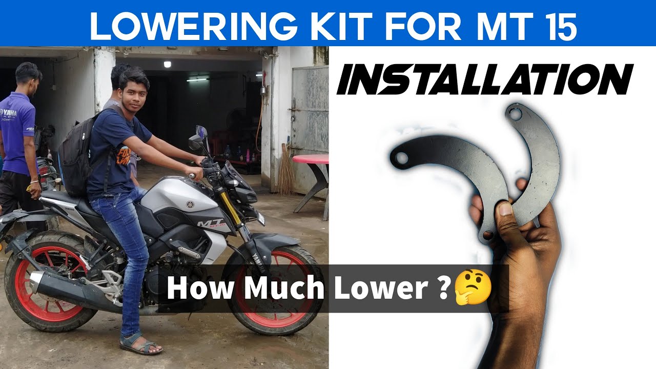 MT 15 Lowering Kit Installation Short Riders Problem Solved ☺️ MT 15