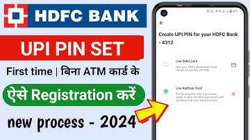 hdfc bank aadhar upi | hdfc bank upi pin set without atm card | HDFC Aadhar UPI Pin Set