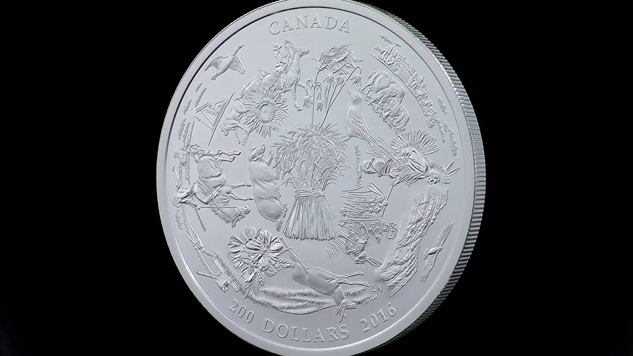 Canada's Vast Prairies – $200 for $200 Fine Silver Coin (2016