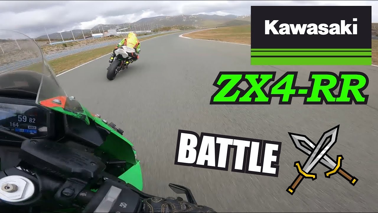 BATTLE OF NINJAS I Automotodrom Grobnik I Kawasaki ZX4RR 1:38.04