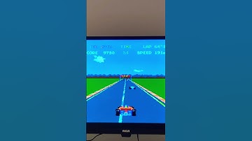Pole Position, the first #f1 video game. #retrogaming #gaming #arcade #retroracing
