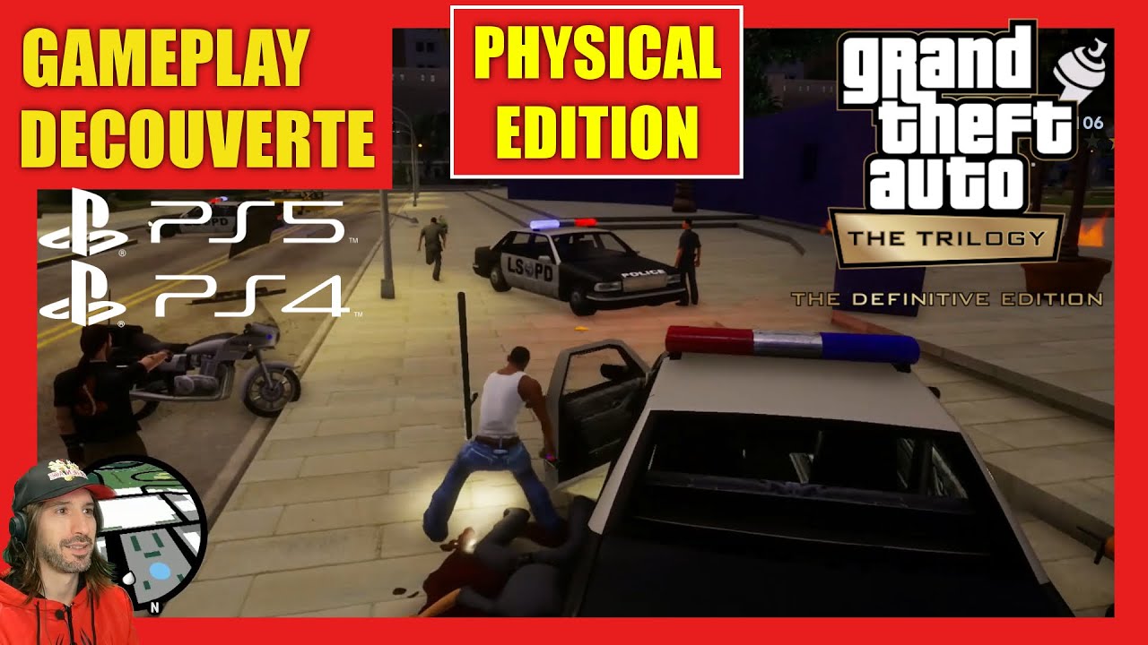 GTA TRILOGY - THE DEFINITIVE EDITION PS4 / PS5 GAMEPLAY DECOUVERTE 