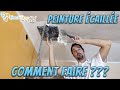 Enlever efficacement de la peinture caille ou non adhrente sur un plafond