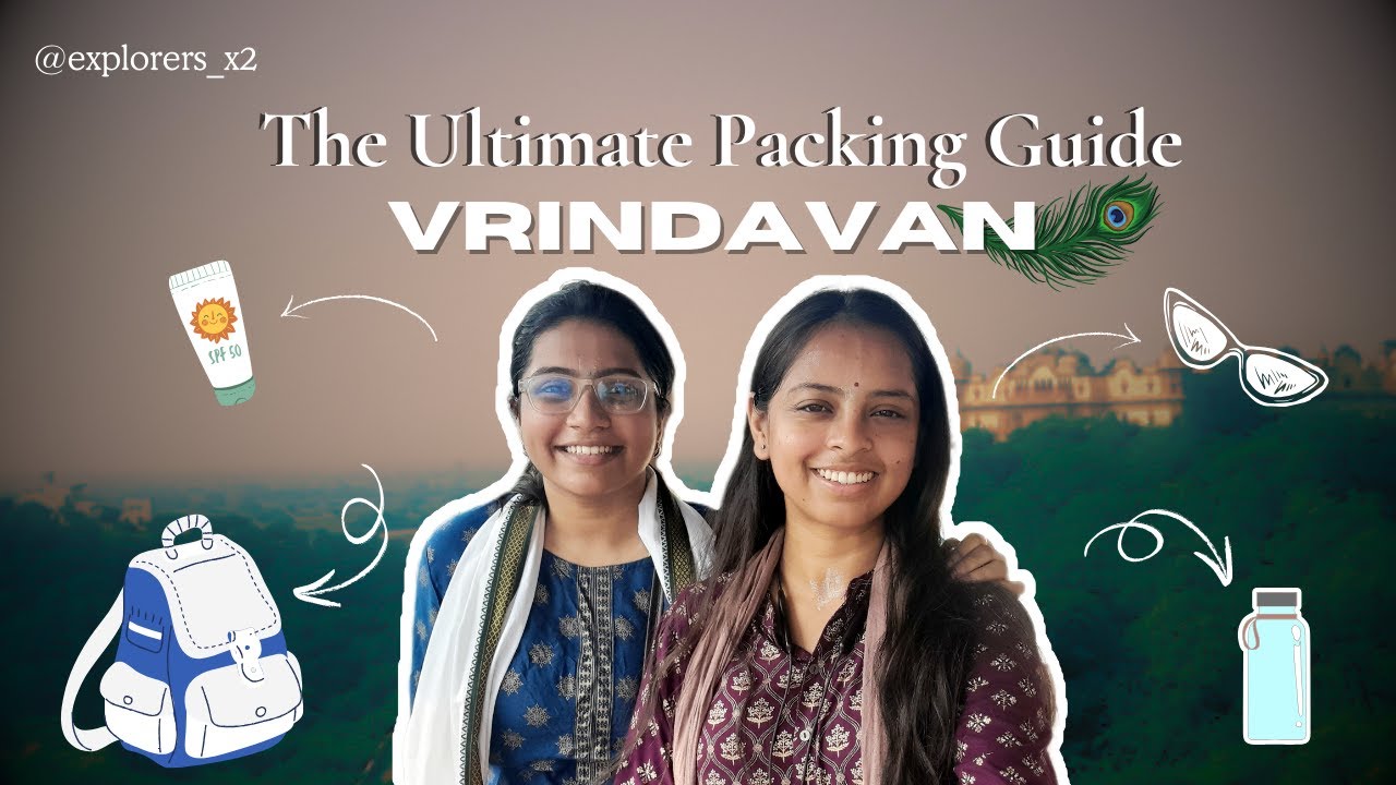 What's in My Bag for Vrindavan? | Smart Packing Tips & Travel Essentials! | Explorersx2