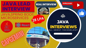 Capgemini interview Questions | Java interview Questions | Java 8 coding | Microservices