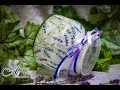 Decoupage tutorial - Summer lantern with lavender - DIY