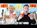 FASTEST To Eat MCDONALDS Meal Wins £1,000 - Challenge With GIRLFRIEND!!