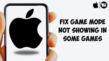 How to Fix Game Mode Not Showing in Some Games on iPhone - iOS 18