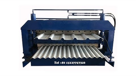 Double layer roll forming machine | 2 layer machine | double deck roll forming machine