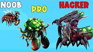 NOOB vs PRO vs HACKER - Insect Evolution Full Gameplay (Part 92 ALIEN TOP) screenshot 3