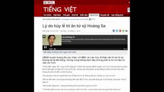 18.01.2014 - Bbc Vietnamese - Audio Lý Do Hủy Lễ Tri Ân Tử Sỹ Hoàng Sa