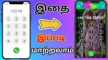 How to Change Dial Screen Background | Using Own Photo Call Dial Pad And Call Screen | Tech Points
