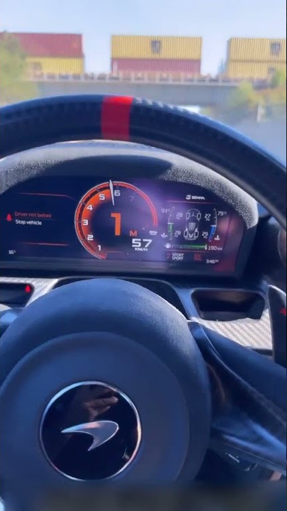 McLaren Senna Highway Run POV