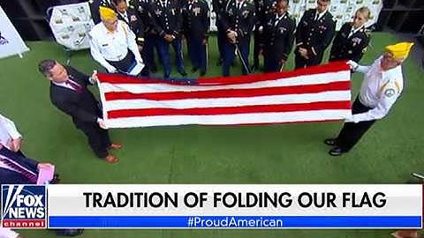 Rep. Michael Waltz Participates in Flag Folding Ceremony with Saratoga Honor Guard