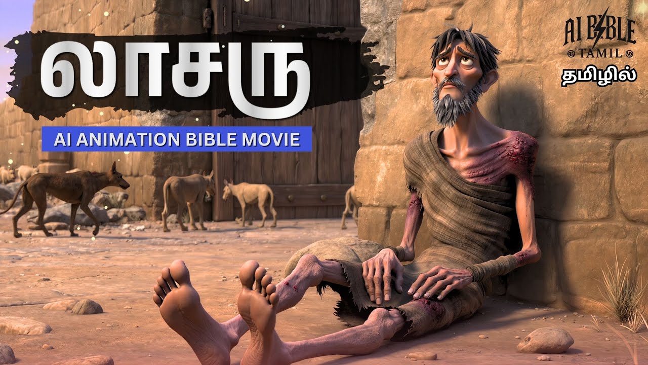 லாசரு ஐசுவரியவான் அனிமெஷன் கதை | மரணத்திற்குப் பிந்தைய வாழ்க்கை | Lazarus animation story in Tamil