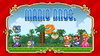 SMAS  Super Mario Bros. 2 (1993) SNES [TAS]