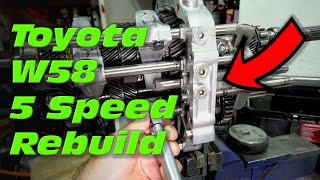 How to Rebuild a Toyota W58 5 Speed Transmission - Part 2 by GearBoxVideo 109,524 views 4 years ago 1 hour, 2 minutes