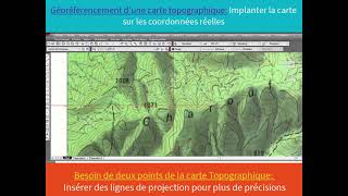 Etude hydrologique: Géoréférencement d'une carte topographique sur AutoCad