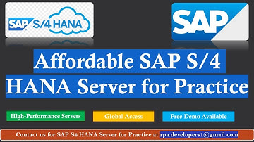Get SAP Server Access for Practice at Low Cost | Affordable SAP S/4HANA Server Access for Training