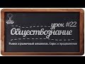 Обществознание. ЕГЭ. Урок №22. "Рынок и рыночный механизм. Спрос и предложение".