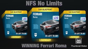 NFS No Limits: WINNING Ferrari Roma in “Proving Grounds Event”