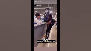 Rell Vert tries to make walmart employee quit #rellvert #bloodhound #chiraq #drill #chicago #rap