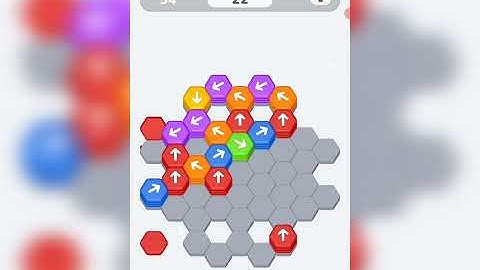 Hexa Shift - Logic Puzzle Level 54 walkthrough | Hexa Shift Level 54 Solution Gamerstein