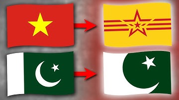 Redesigned Flags of Different Countries - Fun With Flags