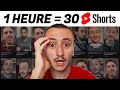 Comment crer 30 shorts youtube en 1 heure grce  lia