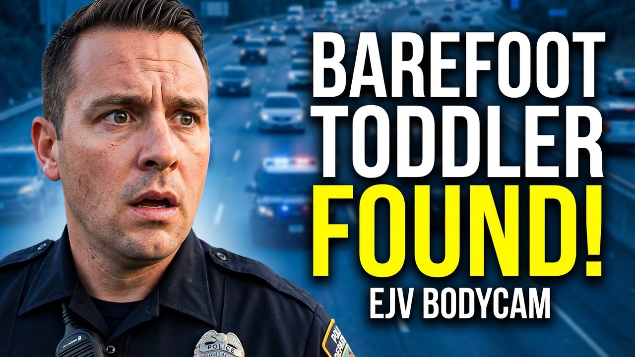 Police Shocked After Barefoot Toddler Is Found Near Busy Highway -EJV BODYCAM