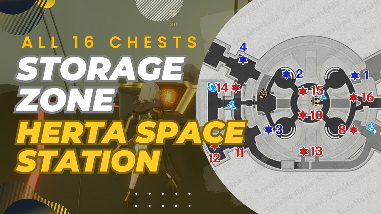 Honkai: Star Rail Herta Space Station treasure locations and map - Polygon