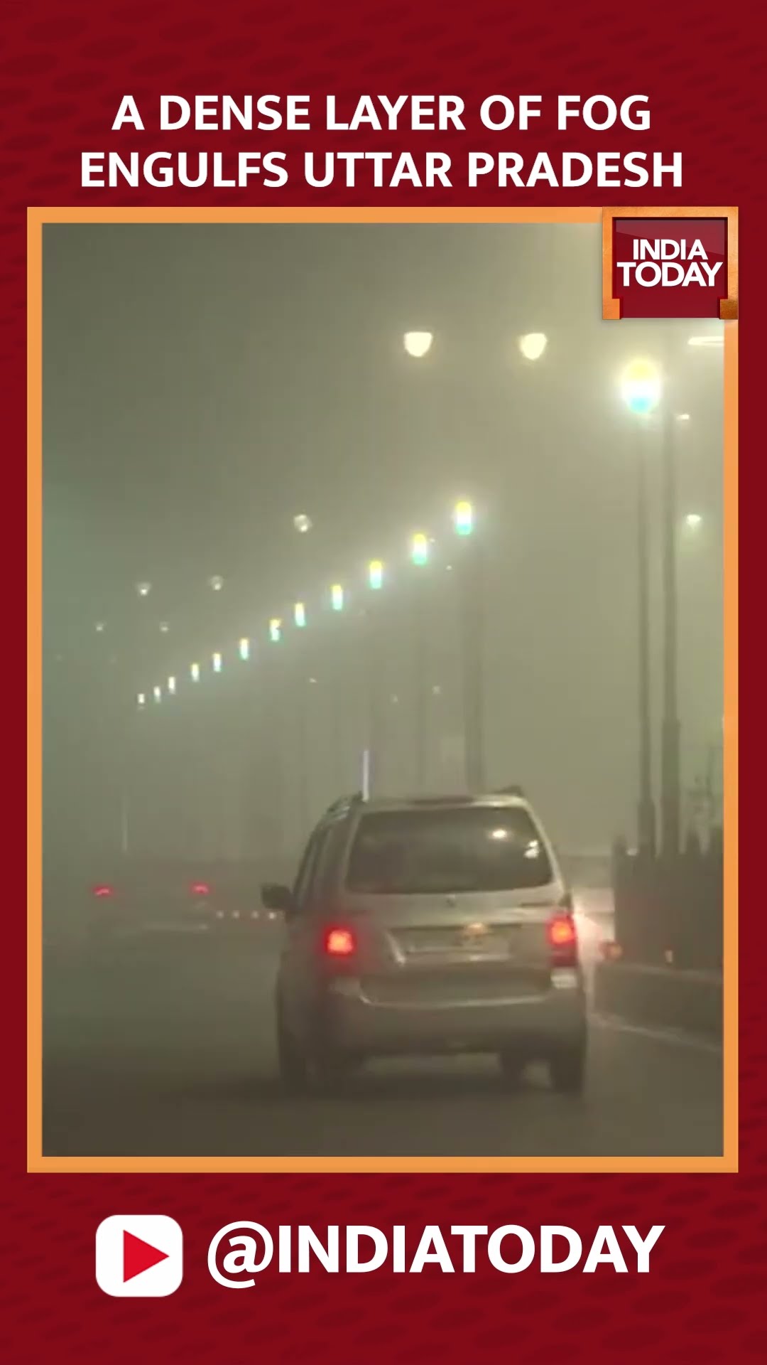 Dense Fog Covers Uttar Pradesh: Visibility Drops Across the State | India Today