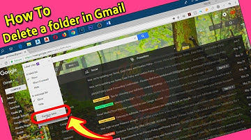 How to delete a Folder or Label in Gmail | gmail tutorial