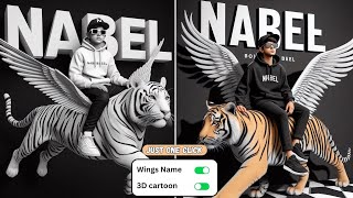 How to Create a Social Media Profile Name Art Photo Editing  Bing Image Creator Ai Avater screenshot 3