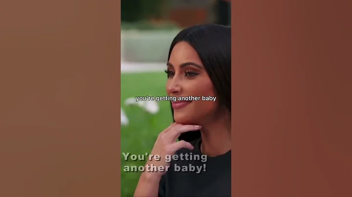 Kim tells the family she’s pregnant 🤰#shorts #ytshorts