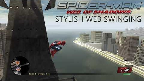 Spider-Man Web of Shadows  -  Stylish Pro Web Swinging