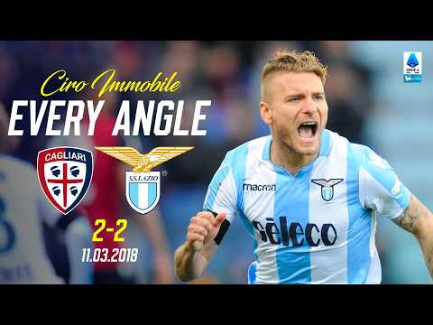 🔃 EVERY ANGLE - IL GOL DI IMMOBILE CONTRO IL CAGLIARI