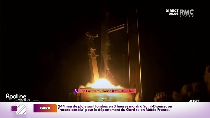 Décollage réussi pour la fusée Space X, les 4 touristes en orbite dans l'espace pour 3 jours