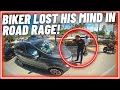 Biker lost his mind in road rage with idiot driver  epic  unexpected moto moments 2023  ep121