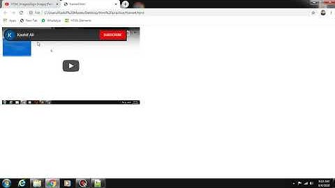 Youtube embed video| iFrames | |Lec-35 |HTML tutorial for beginners in Urdu/Hindi|