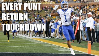 Every Punt Return Touchdown 2018-19 College Football Season