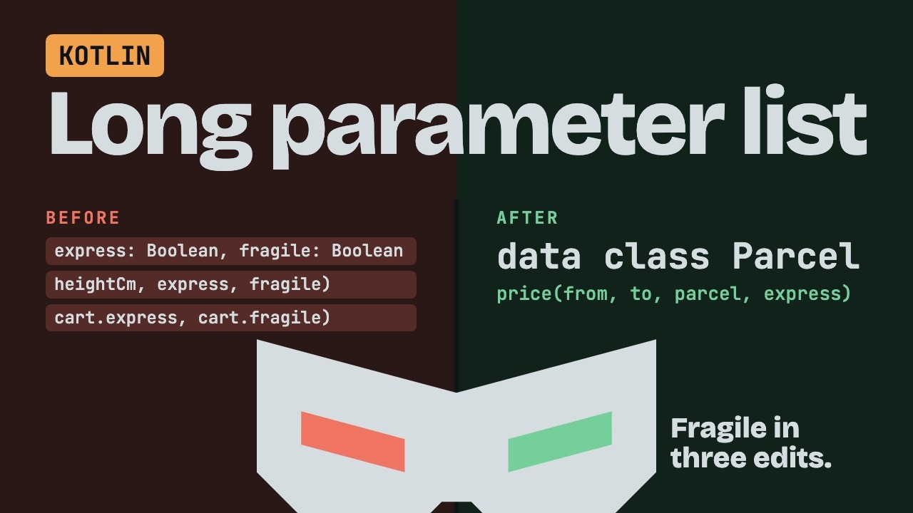 Long Parameter List in Kotlin: Introduce a Parameter Object