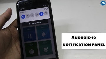 How To Get Android 10 Notification Panel In Any Android Phone-[APP REVIEW]