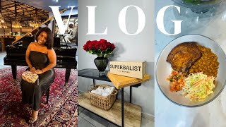 VLOG || Gala Dinner Look | Superbalist | Mini Grocery Haul | Fifa WC Rant | Cooking a Hearty Meal🥘